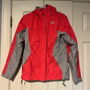 HyVent waterproof Northface jacket with a removable inner shell